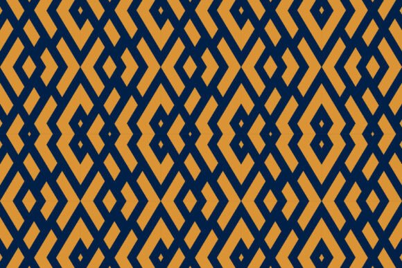 Blue Gold Diagonal Square Pattern for Branding and Marketing