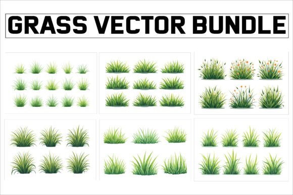 Grass Vector Bundle for Designers: Graphics for Crafts