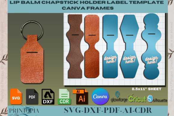 Keychain Lip Balm Holder SVG — Graphics & Graphic Templates