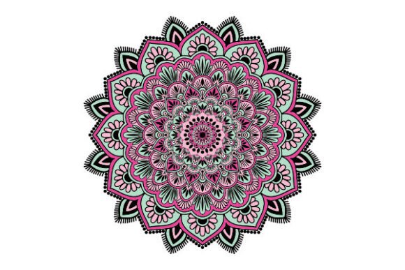 Mandala Pattern Design for Crafting and Graphics