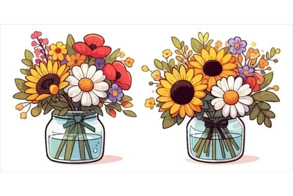 Mega Floral Bundle EPS: Graphics for Crafts Sellers