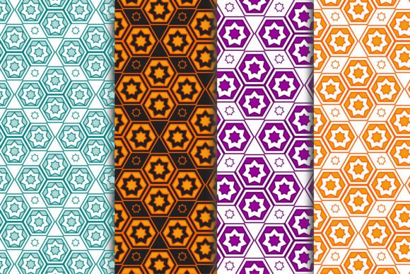 Minimalist Colorful Pattern Backgrounds for Graphics and Design