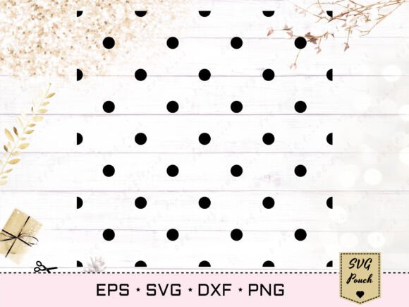Polka Dot Seamless Pattern SVG: Graphics & Patterns for Local Branding