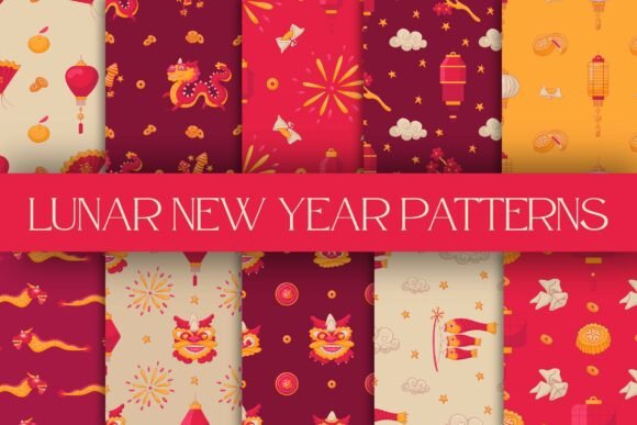 Prosperity Spring Festival Graphics for Local Branding