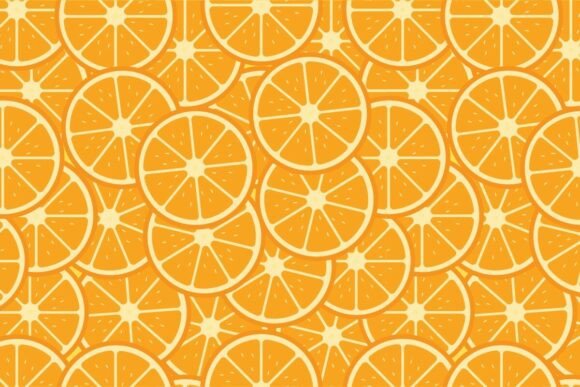 Seamless Orange Slice Embroidery Pattern Review