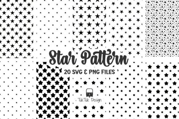 Star Pattern Bundle for Graphics and Patterns