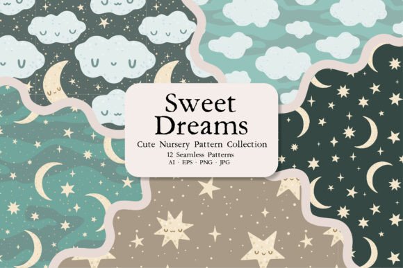 Sweet Dreams Graphics for Cozy Nursery Designs
