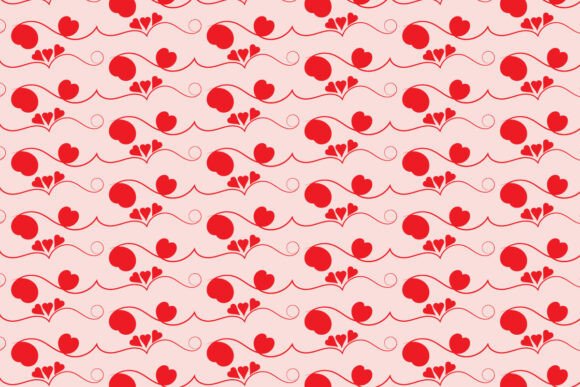 Valentines Day Heart Swirls Graphics Pattern Review